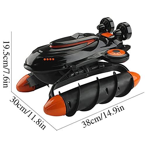 سيارة كامو البرمائية بجهاز تحكم عن بعد لون أسود