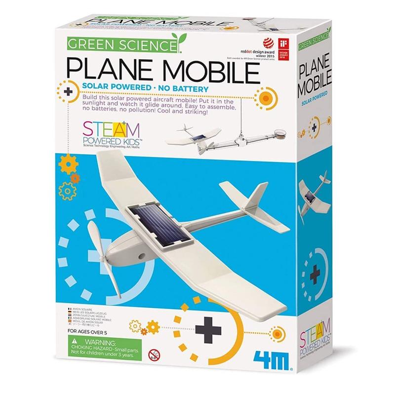 4M Green Science Solar Plane Mobile Kit