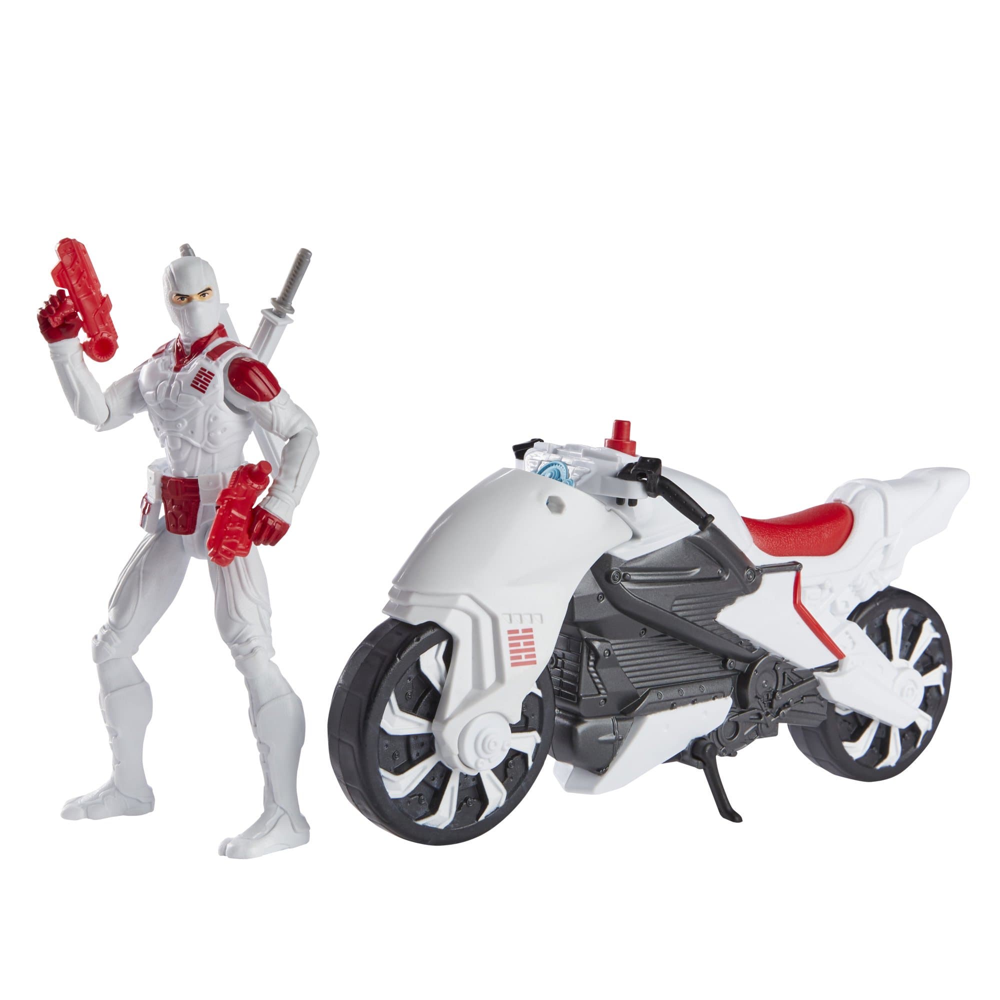 Ninja Storm Shadow Figure With Motorcycle Vehicle