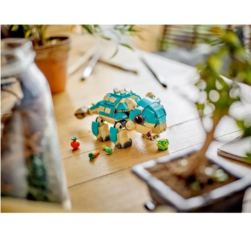 ليجو جوراسيك - مجموعة البناء بيبي بومبي ديناصور أنكيلوصور 76962