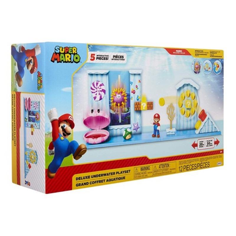 Super Mario Deluxe Underwater Playset