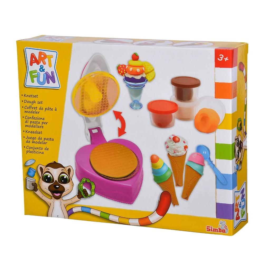 Simba Art and Fun Dough Set Sweet Icecream 8 colors