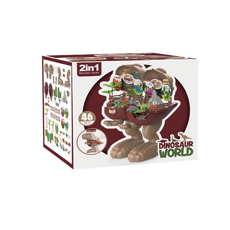 عالم الديناصورات تيرانوصور منزلق بني