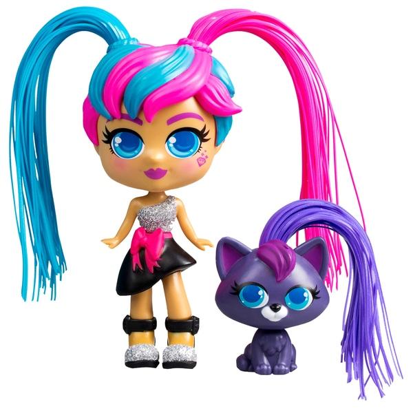 كيرلي جيرلز - دمية جيت ستير أديلي و فيجي ألوان متعددة