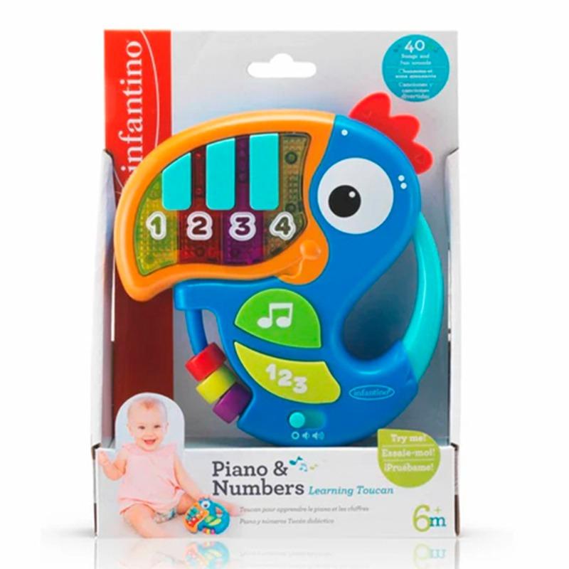 Infantino Piano & Numbers Learning Toucan