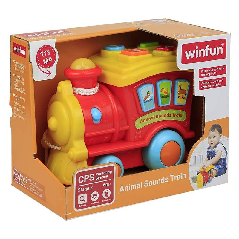 وين فن - قطار أصوات الحيوانات التفاعلي