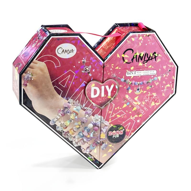 Caniya Heart Jewelry DIY Kit - 2688 Pcs