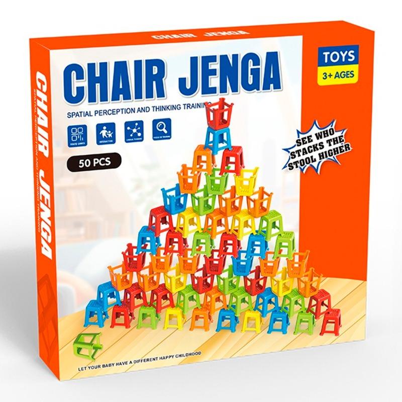 Stacking Chairs Jenga 50 Pcs