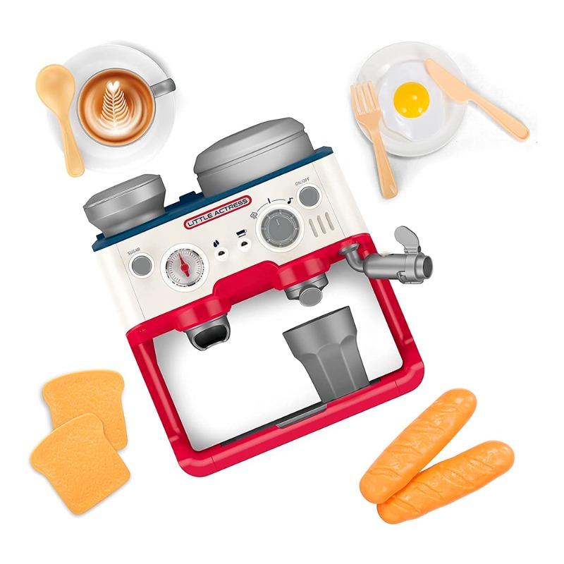 ليتل اكترس - مجموعة آلة صنع القهوة مع الموسيقى