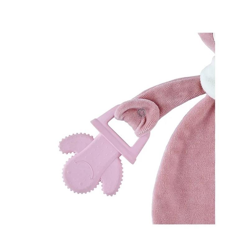 Babyjem Sleep Buddy With Teether - Pink