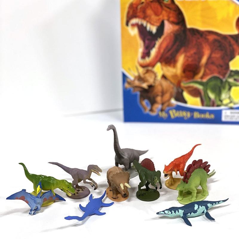 Phidal Dinosaurs My Busy Book With 10 Figurines