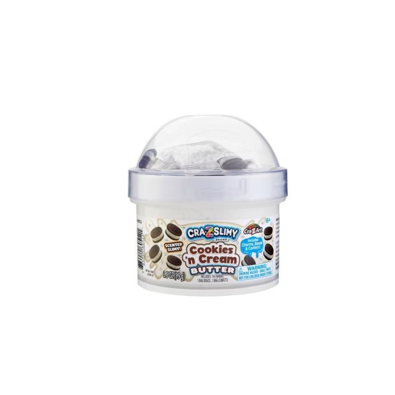 Cra Z Art CraZSlimy Dome Topper jars Cookies n Cream