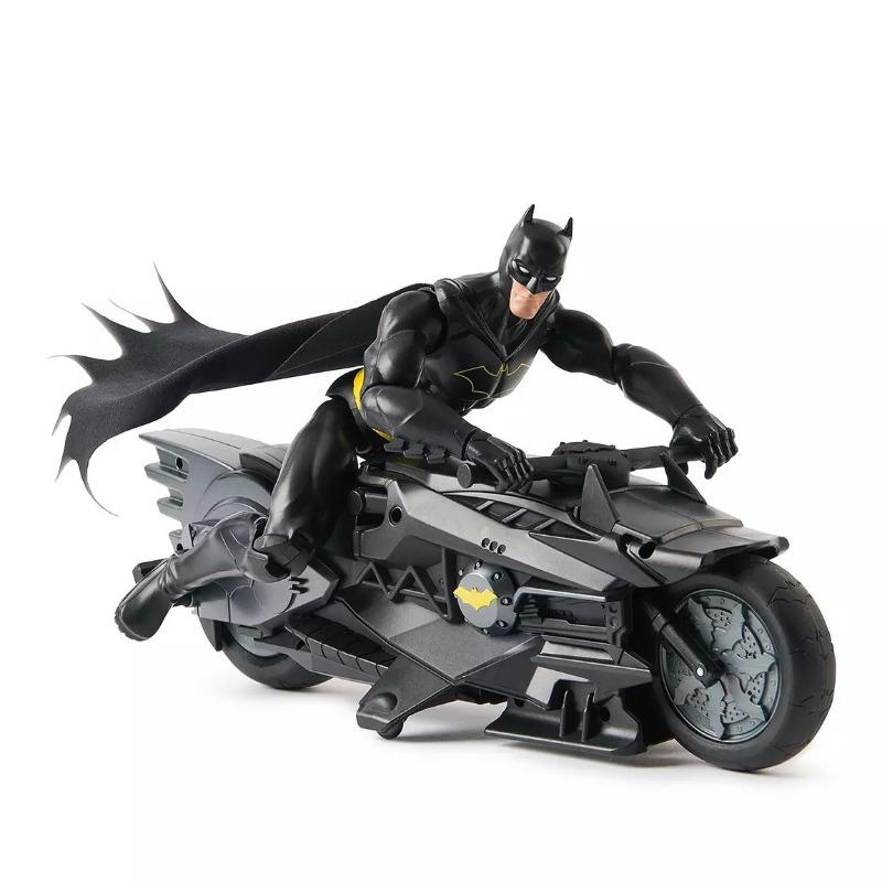 دي سي كوميكس - دراجة باتمان مع جهاز تحكم عن بعد مقاس 12 انش