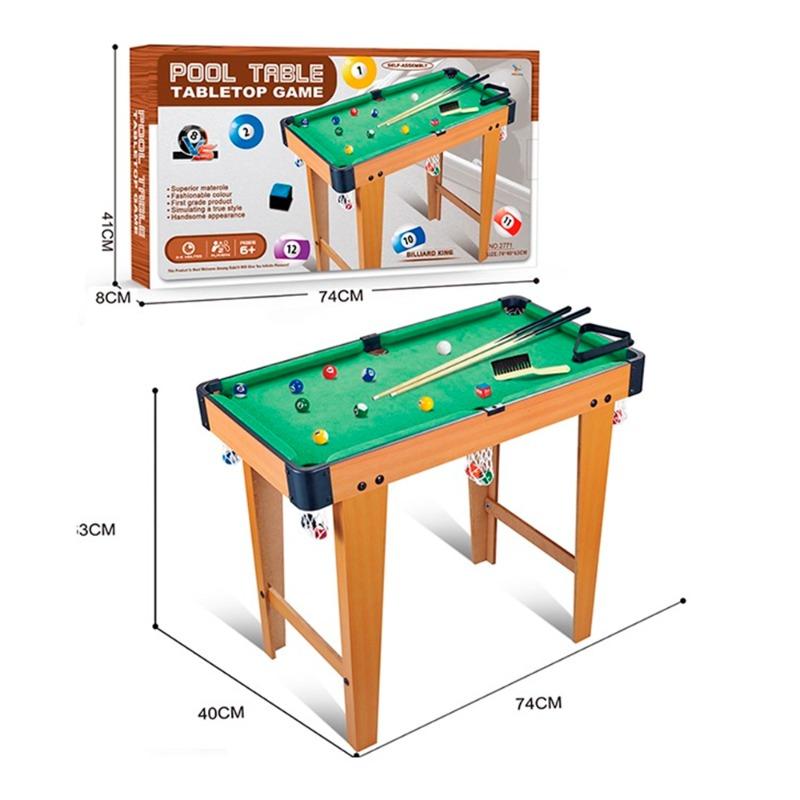 Wooden Pool Table Top Game
