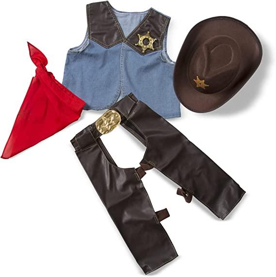 Melissa and Doug Cowboy Role Play Costume Set