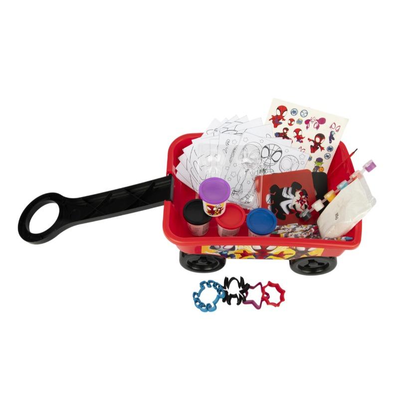 Spidey Pull Along Activity Trolley - Kids Interactive Play & Learning Toy
