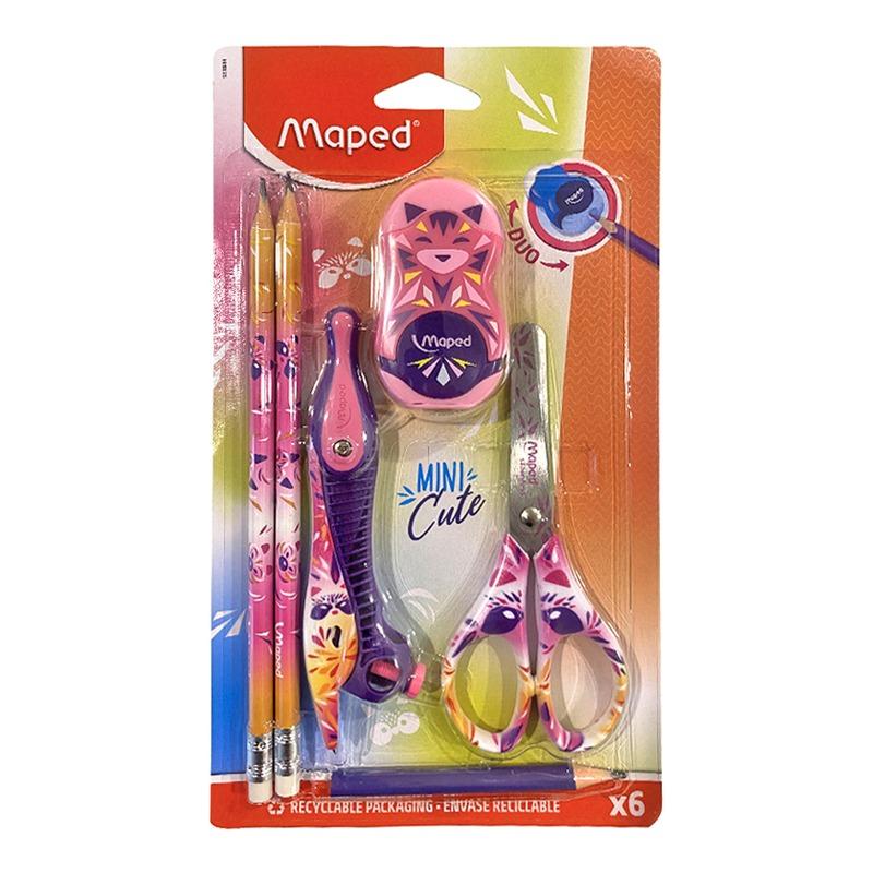 مابيد - مجموعة القرطاسية المدرسية ميني كيوت