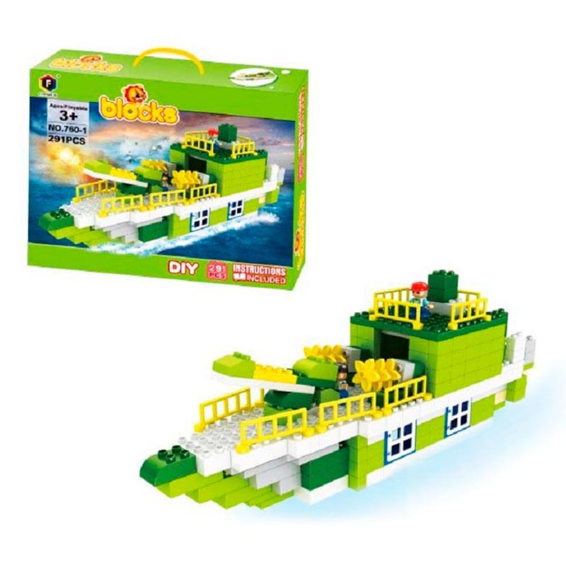 Ship Building Blocks Set
