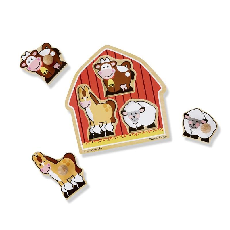 ميليسا آند دوج - بازل حيوانات بارنيارد جمبو مقبض خشبي