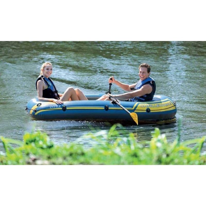 Intex Challenger Inflatable Boat 2 Set With Paddles