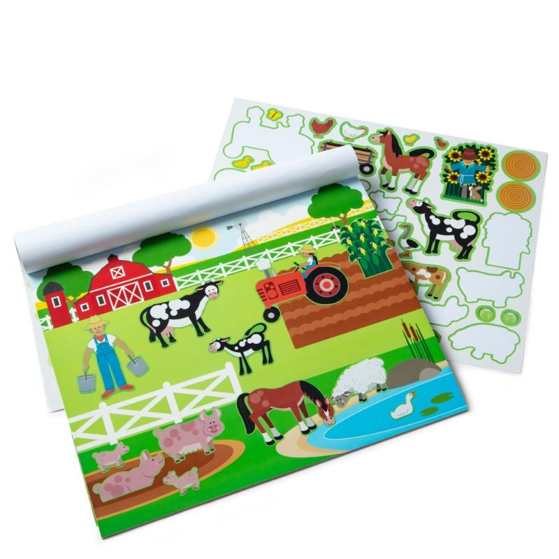 Melissa and Doug Reusable Sticker Pad: Habitats 150 Reusable Stickers