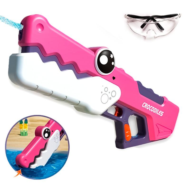 مسدس ماء كهربائي حجم كبير - وردي