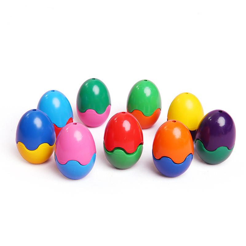 أقلام التلوين للأطفال على شكل بيضة 12 لون