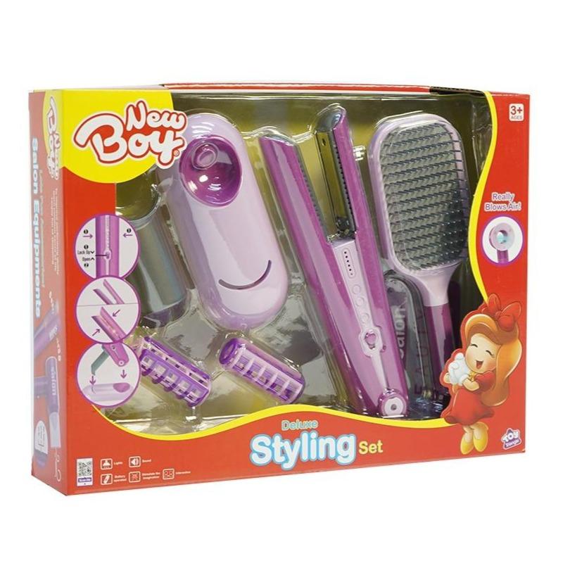 New Boy Deluxe Styling Set Hair Straightener