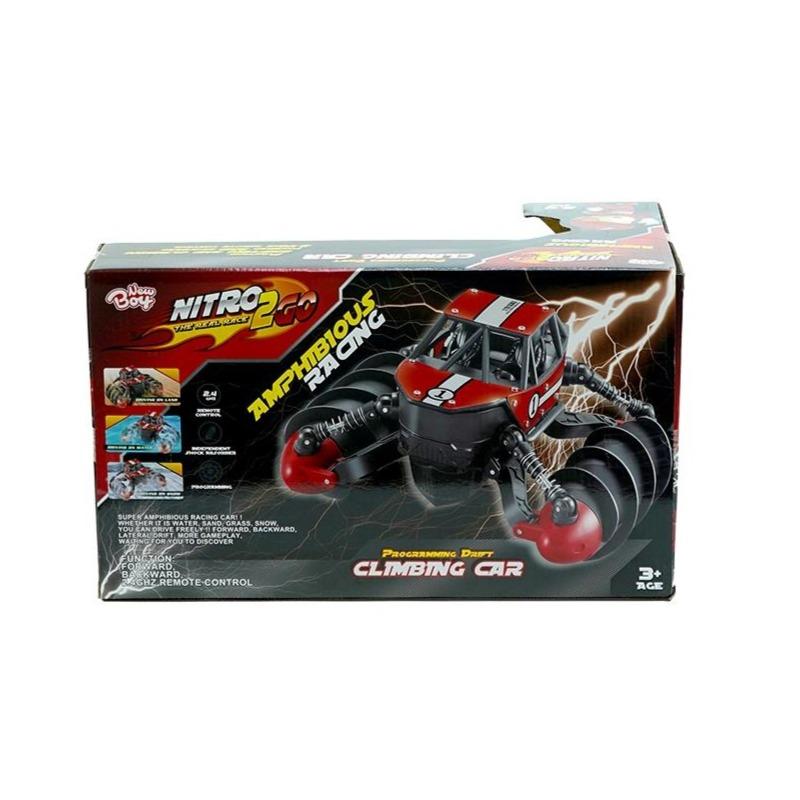 نيو بوي - سيارة التسلق البرمائية لون أحمر