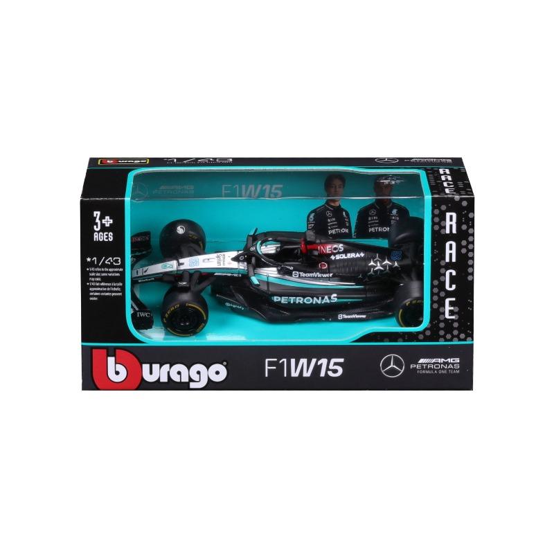 Bburago Mercedes-AMG F1 W15 1:43 Die-Cast Model Car