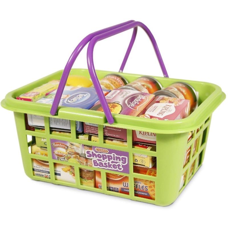 كاسدون - مجموعة لعب سلة تسوق ألوان متعددة