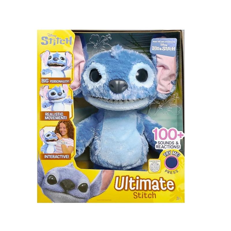 ديزني - دمية ديزني ستيتش التفاعلية مقاس 17 انش للاطفال