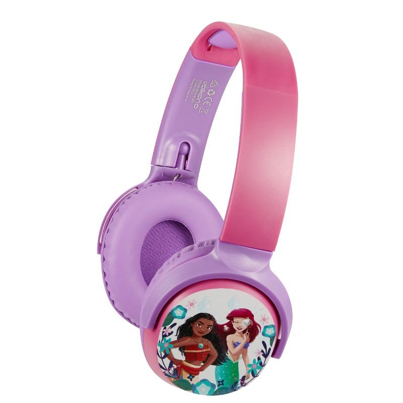 فولكانو - سماعة رأس ستيريو لاسلكية بلوتوث برسومات ديزني برنسيس