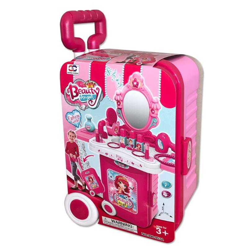 3 In 1 Pink Beauty Suitcase