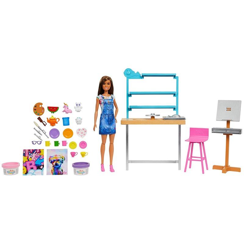 Barbie Relax And Create Art Studio Playset