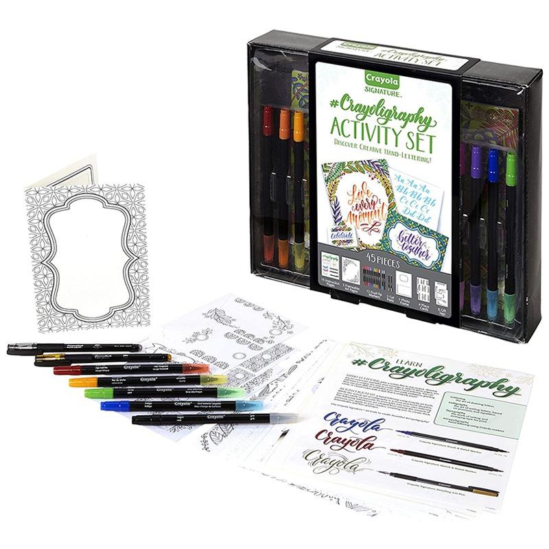 Crayola Signature Crayoligraphy Hand Lettering Activity Set