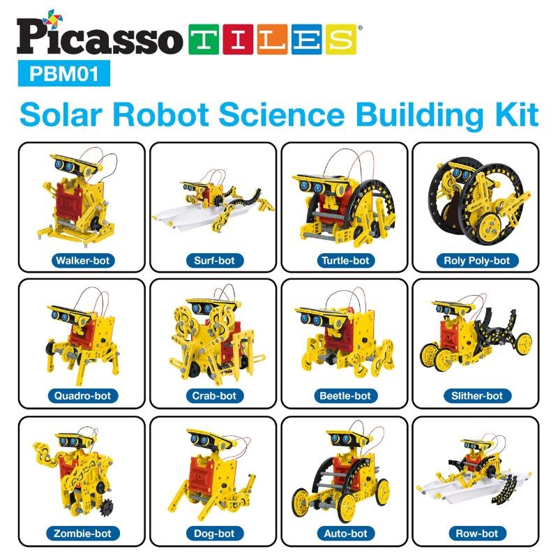 Picasso - 12 in 1 Solar Powered Space Robot Science Kit