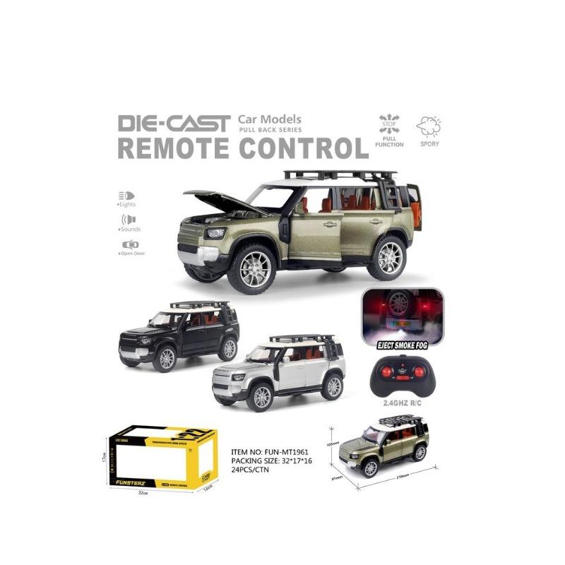 Funsterz 1:22 Remote Control Spray Rare Land Rover Defender Alloy Car Assorted