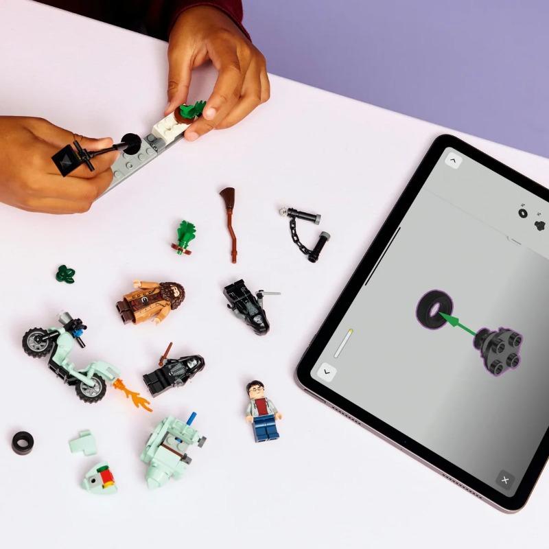 ليغو - مجموعة البناء هاري بوتر هاجريد وهروب هاري 124 قطعة 76459