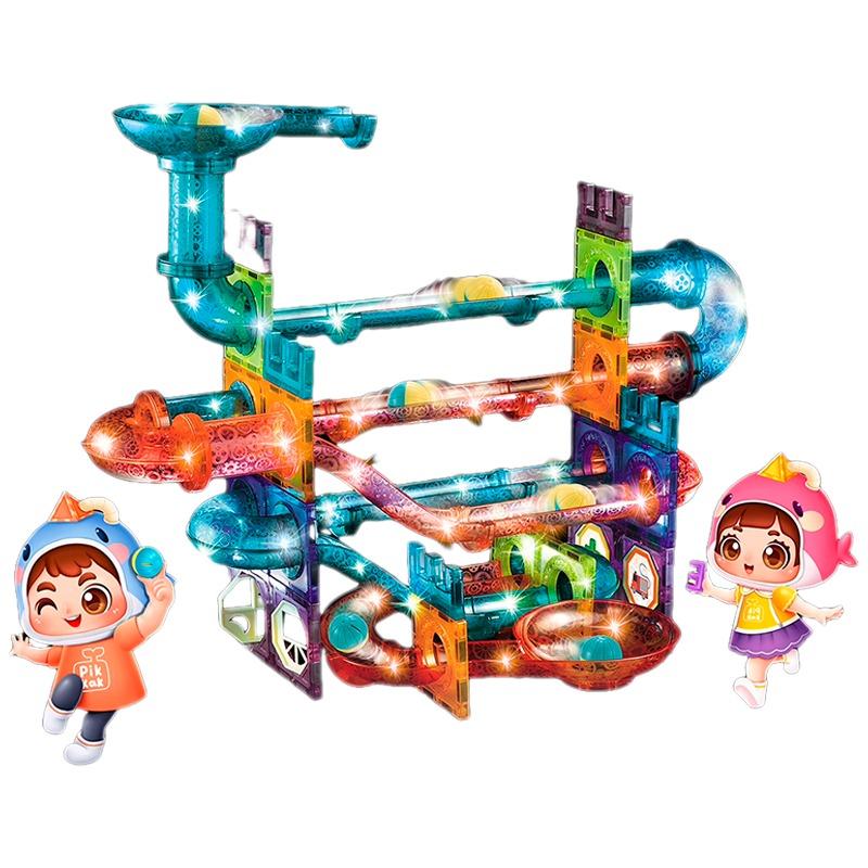 Magnetic Building Blocks With Lighting -111Pcs