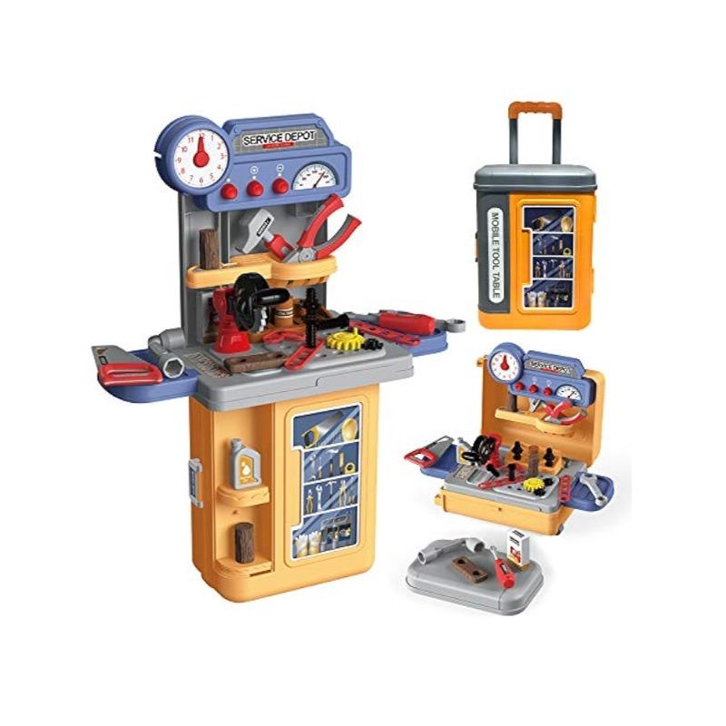 4-in-1 Mobile Tool Trolley Case for Kids