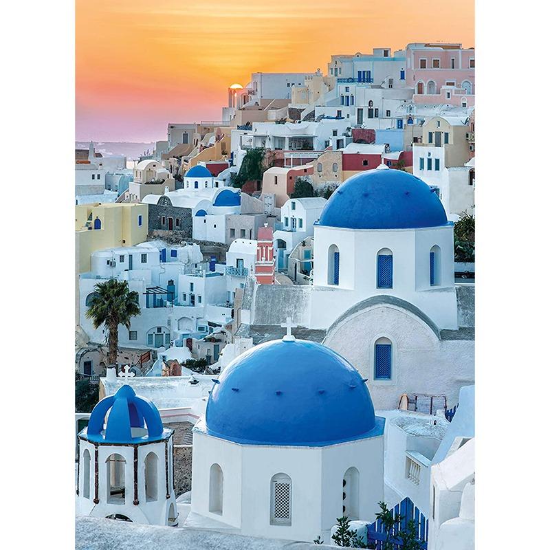 Clementoni Santorini Puzzle -1000 Pieces