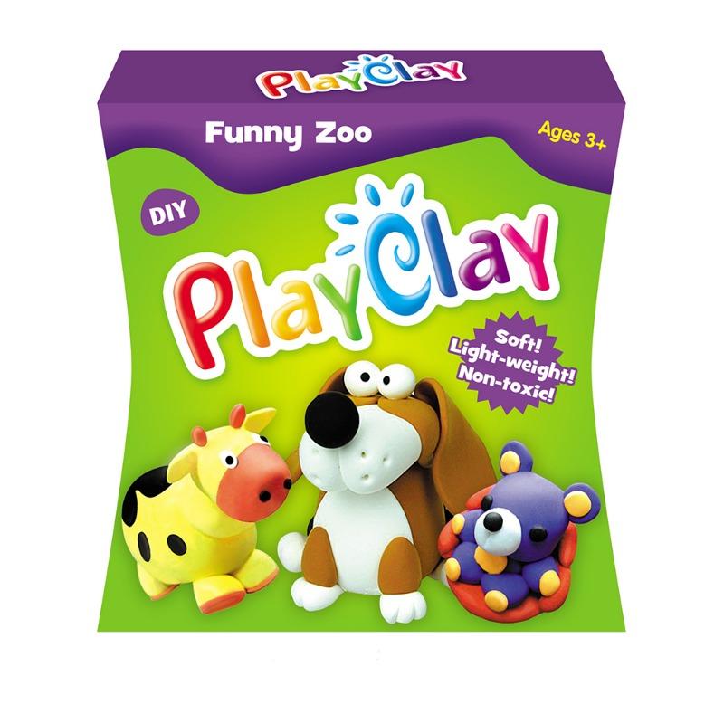 play clay funny zoo