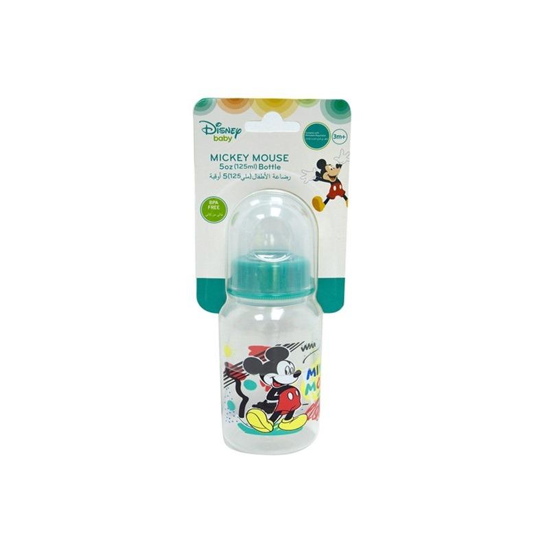 Baby Feeding Bottle 125ml Mickey Mouse - Blue