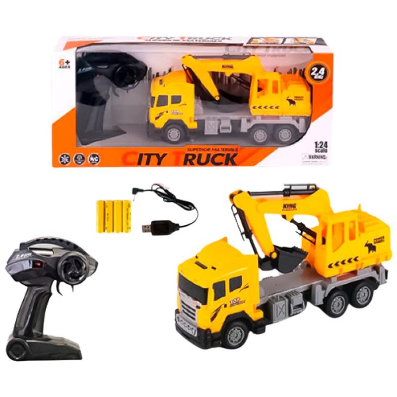 Construction Vehicle with Lights Remote Control