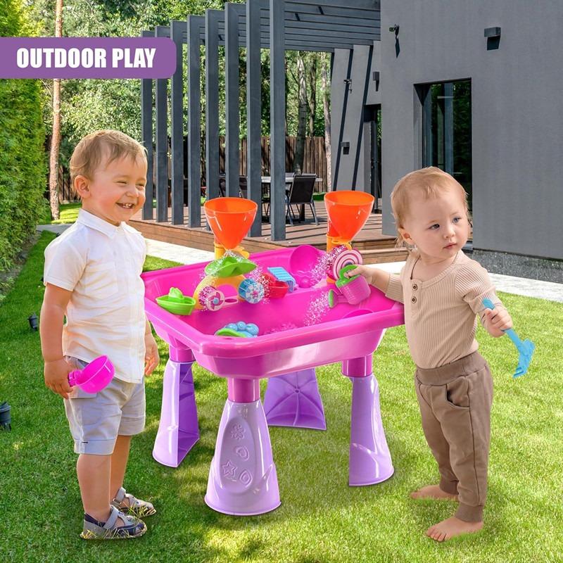 Hualian Sand and Water Table Set - Pink