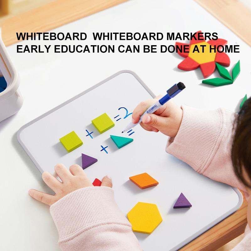 Mideer Magnetic Wooden Geometry Blocks - 250pcs