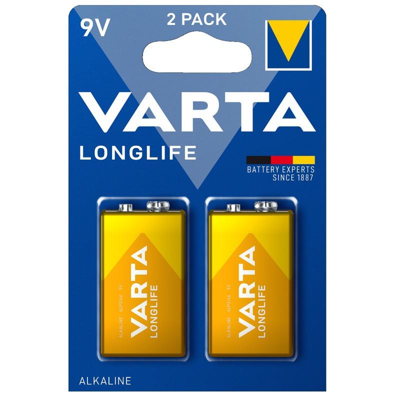 Varta Longlife 9V - Pack of 2