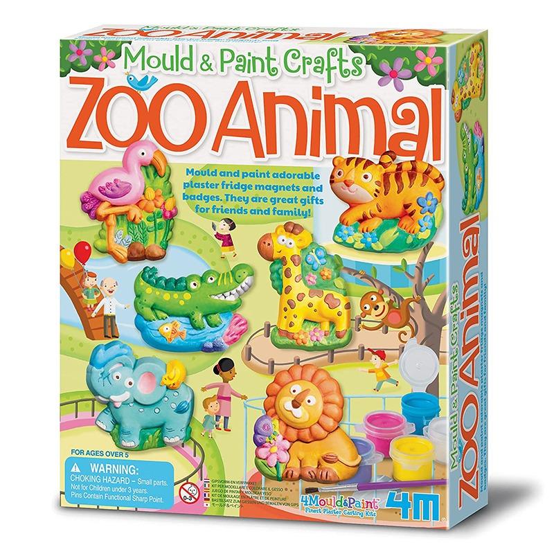 4M Mould and Paint Zoo Animal