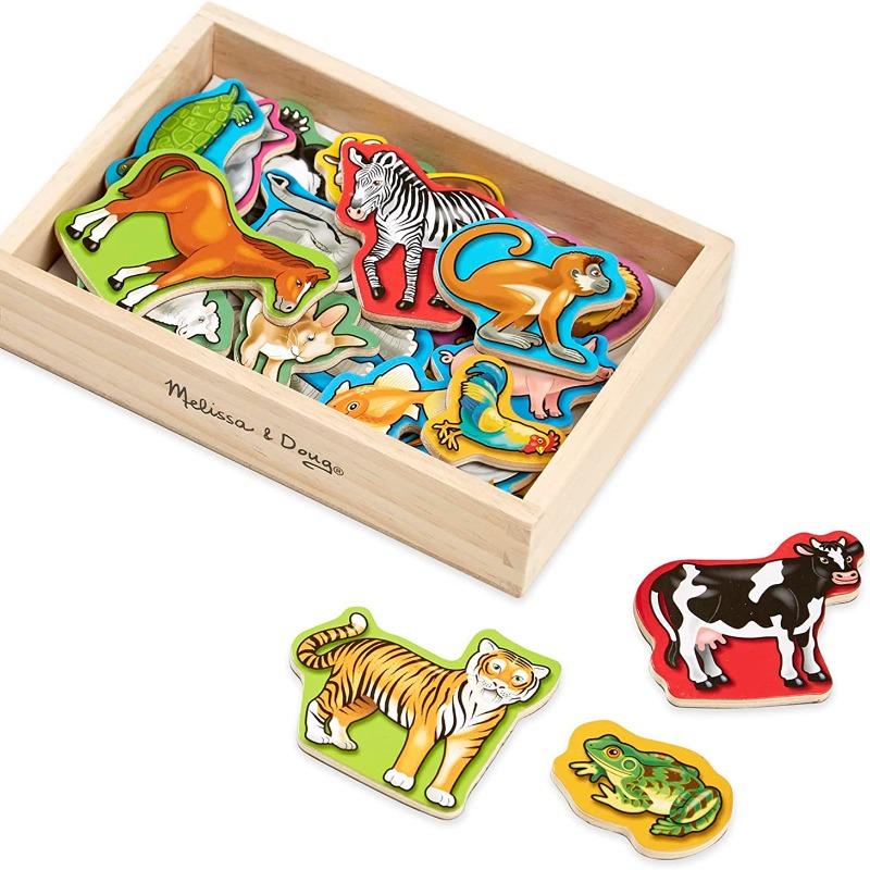 Melissa and Doug Wooden Animal Magnets